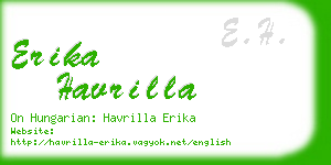 erika havrilla business card